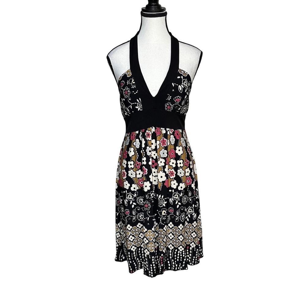 VTG Speechless Floral Halter Dress Womens Small Y2K Boho Indie Grunge Whimsigoth